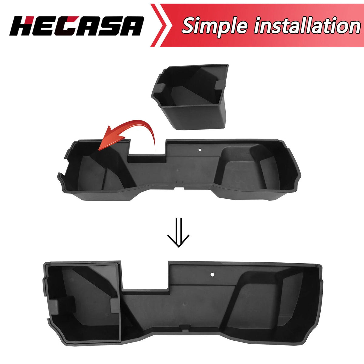 Underseat Storage Box for GMC Sierra 1500 2014–2018