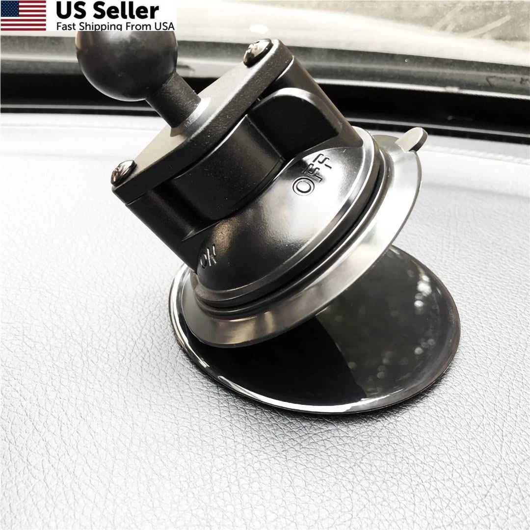 4 Pack 95mm Black Adhesive Dashboard Pad Mounting Disk