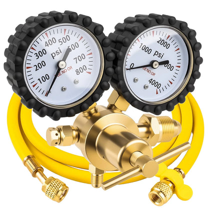Nitrogen Regulator with 1/4-Inch Male Flare Outlet (0-800 PSI)