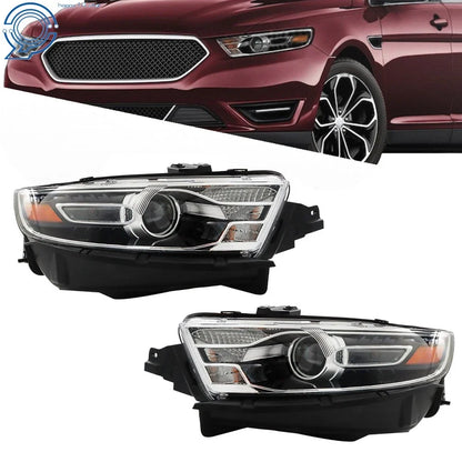 2X Projector Halogen Headlights for Ford Taurus (2016-2019)