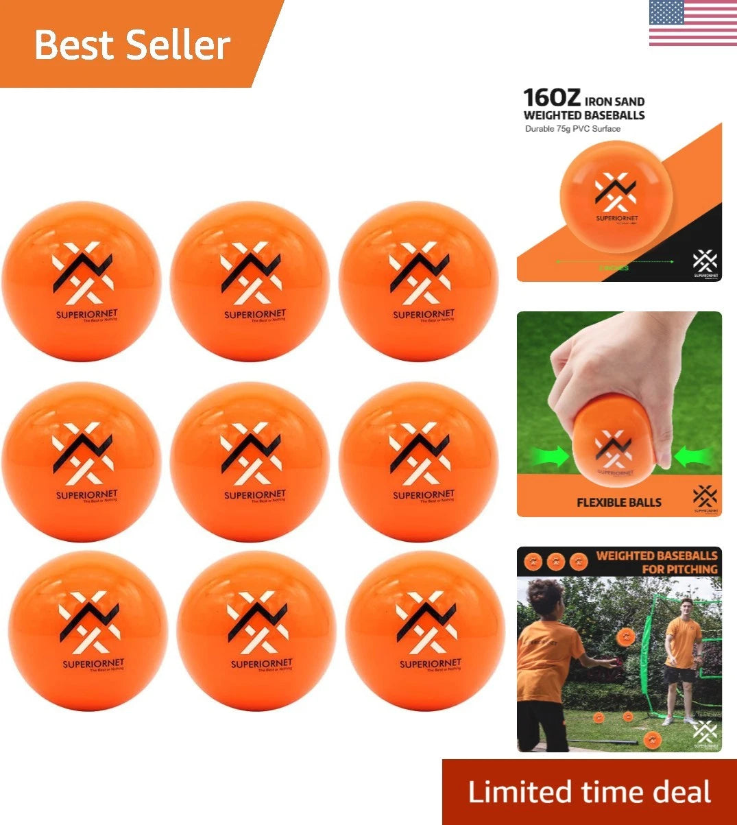 9 Pack of Training Baseballs & Softballs for Skill Building