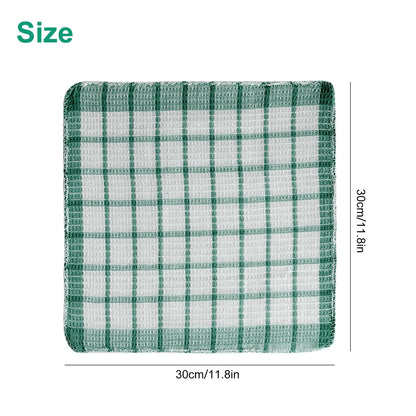 12 Pcs Cotton Dish Cloths for Kitchen Cleaning (30x30cm)