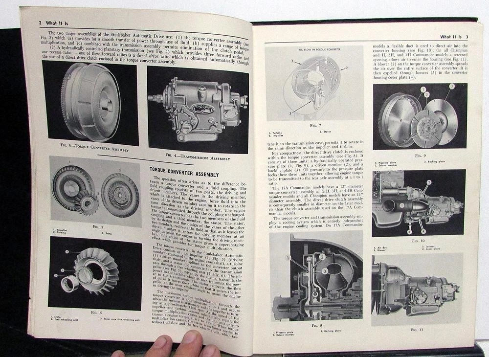 Automatic Drive Service Shop Manual for Studebaker (1952–1954)
