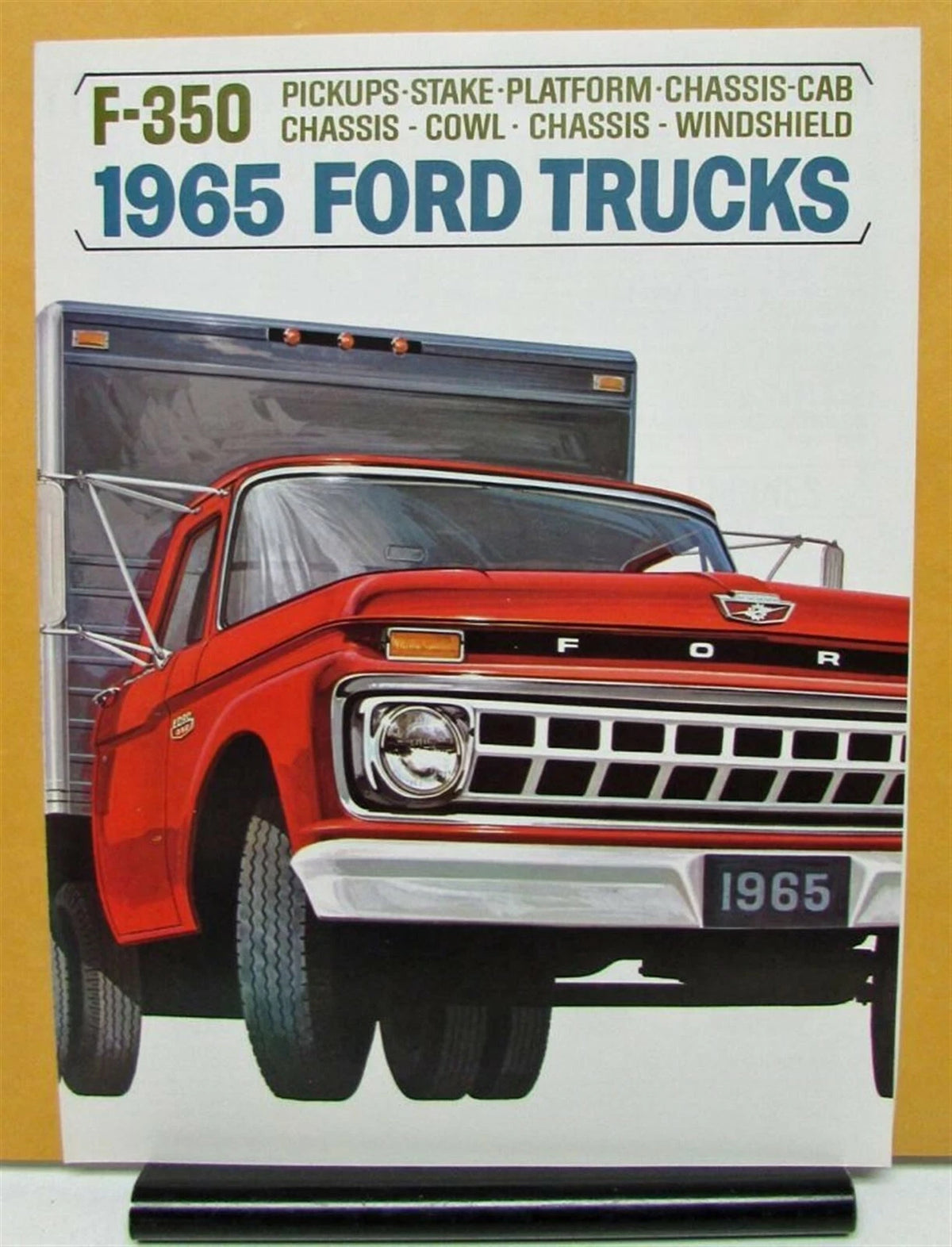 Sales Brochure Folder for Ford F350 Pickup (1965)