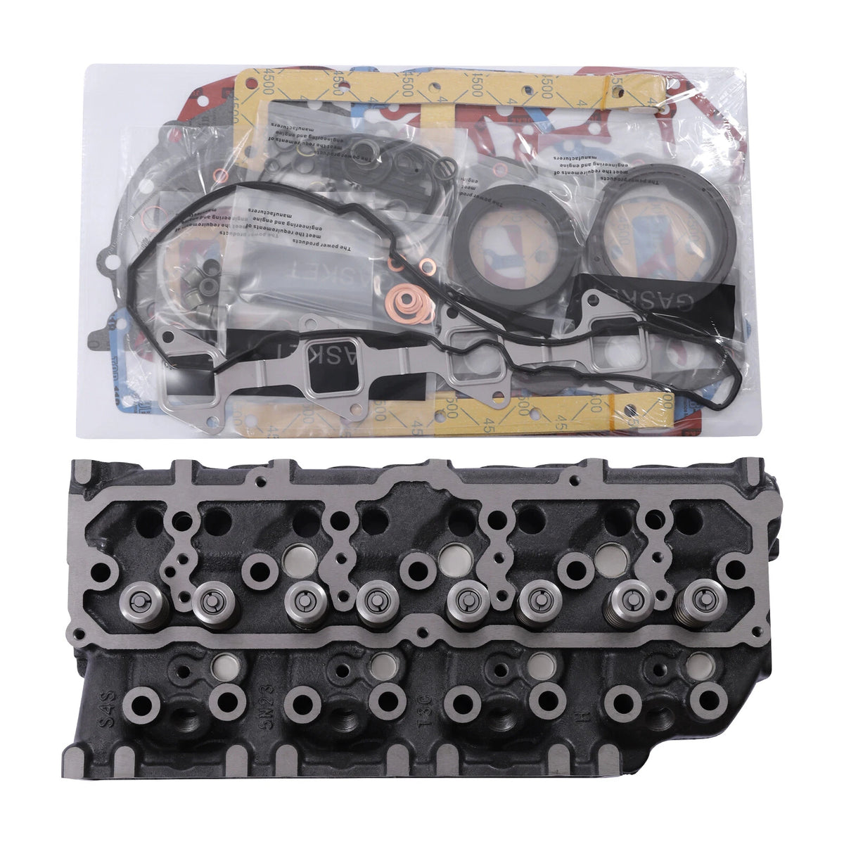 Complete Cylinder Head Assembly & Gasket Set for Mitsubishi S4S