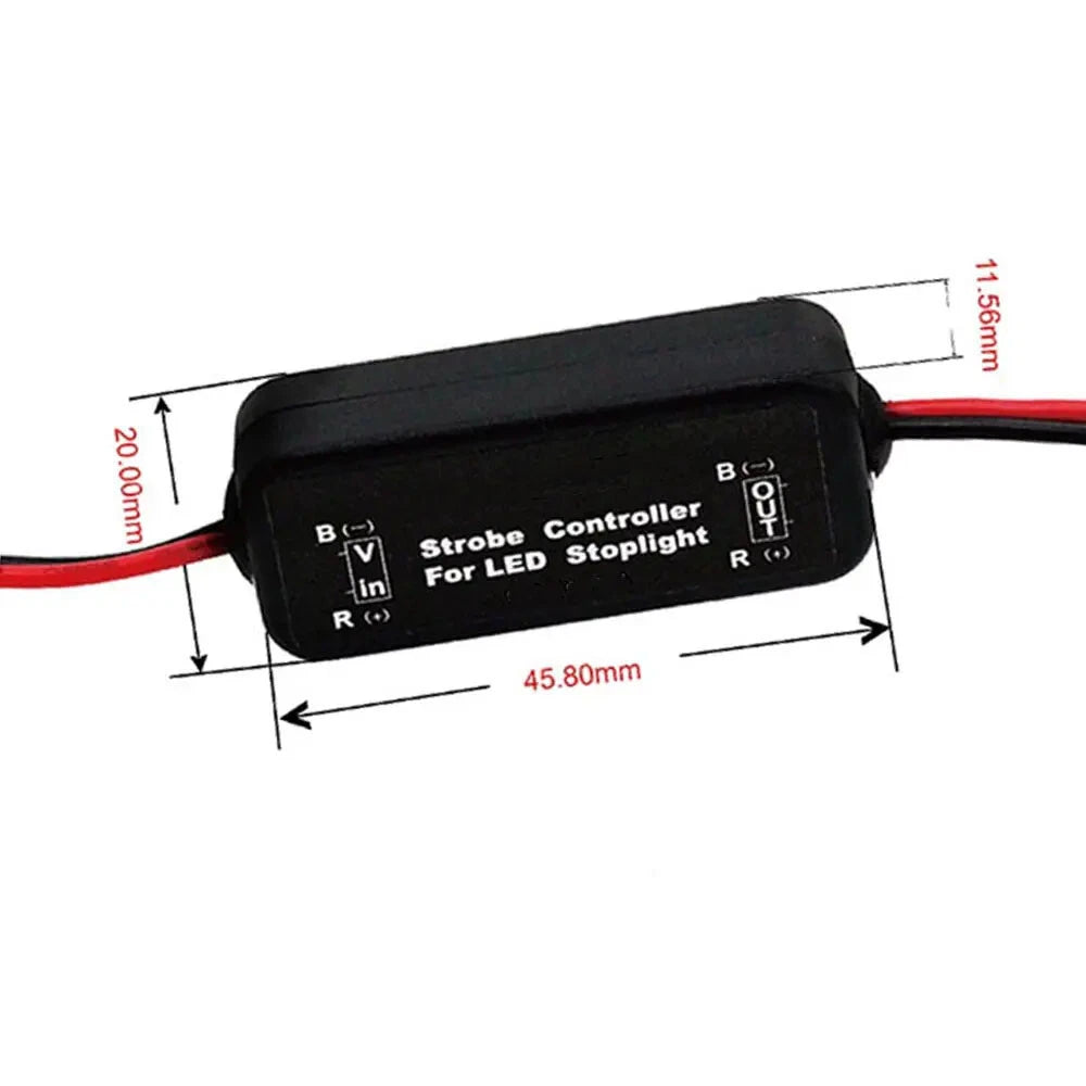 2X CD0100 Flash Strobe Controllers for Car LED Brake Stop Light