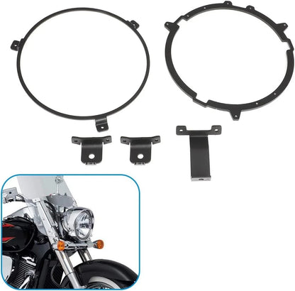 7" LED Headlight Adapter Mounting Bracket for Suzuki Boulevard C90 C50 (2005–2013)