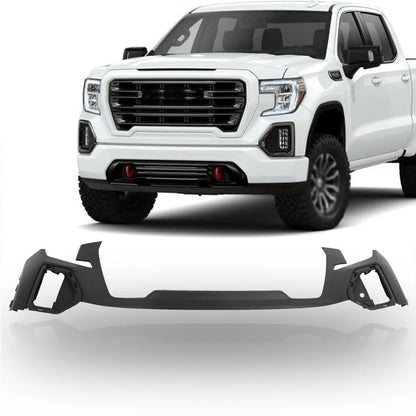 Plastic Front Upper Bumper Cover for GMC Sierra 1500 (2019–2022)