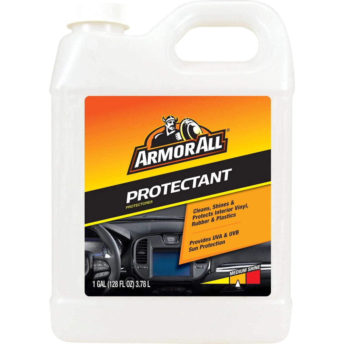 1 Gal Armor All Car Protectant Refill for Car Interior Cleaner with UV Protection