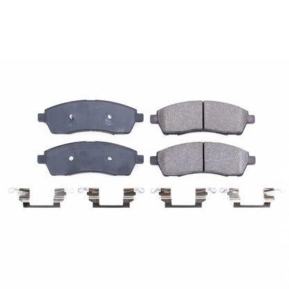 2X Powerstop Brake Pad Set Rear for Ford F-250, Excursion (1999–2005) 17-757