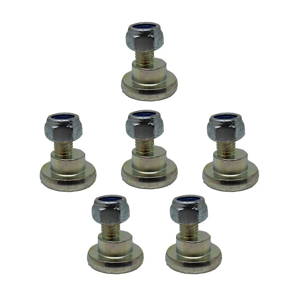 6pc Disc Mower Blade Bolt & Nut Kit for Vicon CM240, CM217, CM247