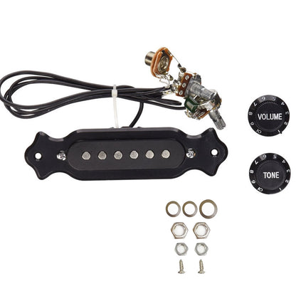 6-Pole Single Coil Pickup Harness for 6-String Cigar Box Guitar