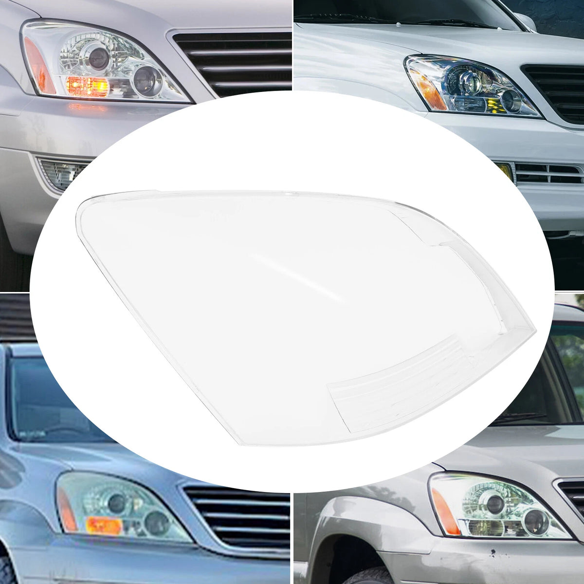 Front Right Headlight Lens Cover for Lexus GX470 (2003–2009)