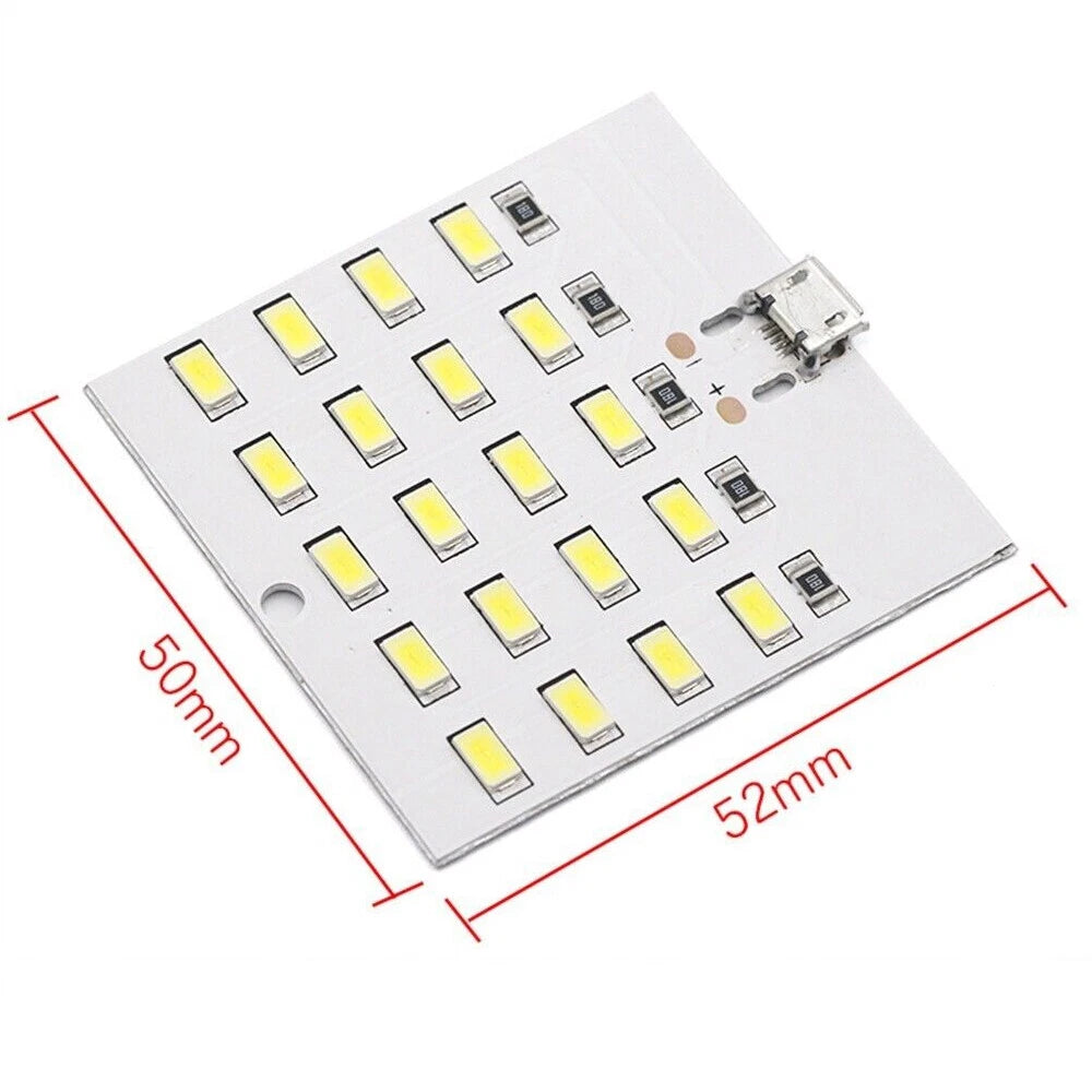 5pc White LED Lighting Panel for Emergency Use (5V)