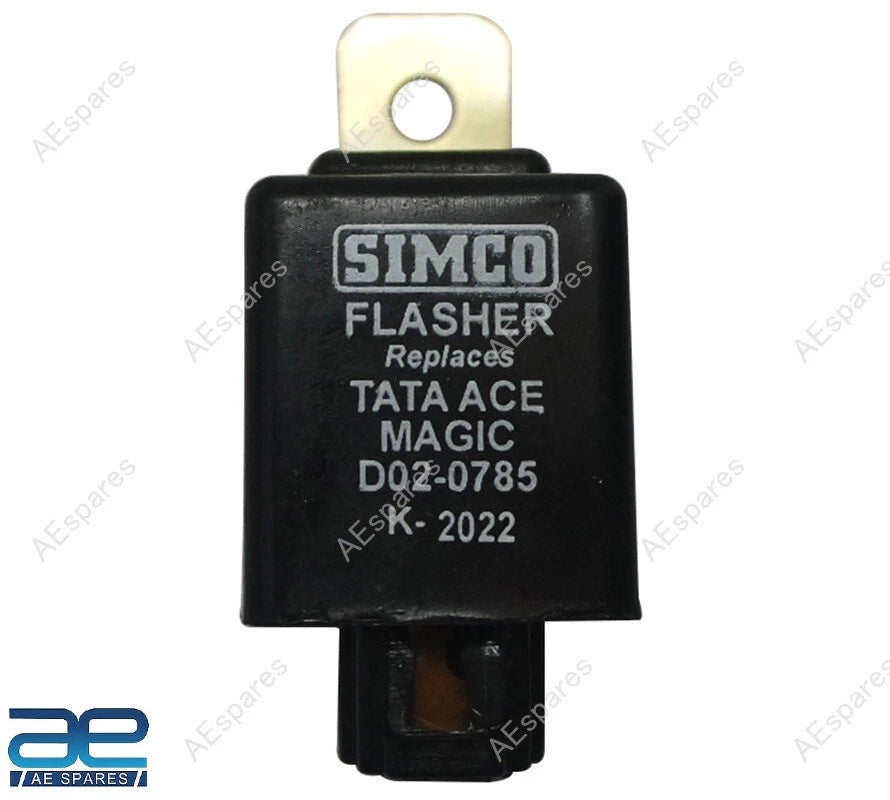 Flasher Unit for Mahindra Tractor C27 C35 4500 & Tata Ace Magic (000041614C12)