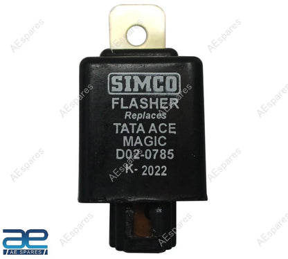 Flasher Unit for Mahindra Tractor C27 C35 4500 & Tata Ace Magic (000041614C12)