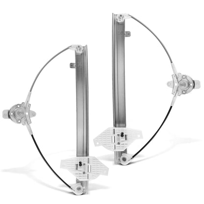 2X Manual Front Window Regulator for Hyundai Accent (2000–2005) 82401-25000, 82402-25000, 740-209, 740-208