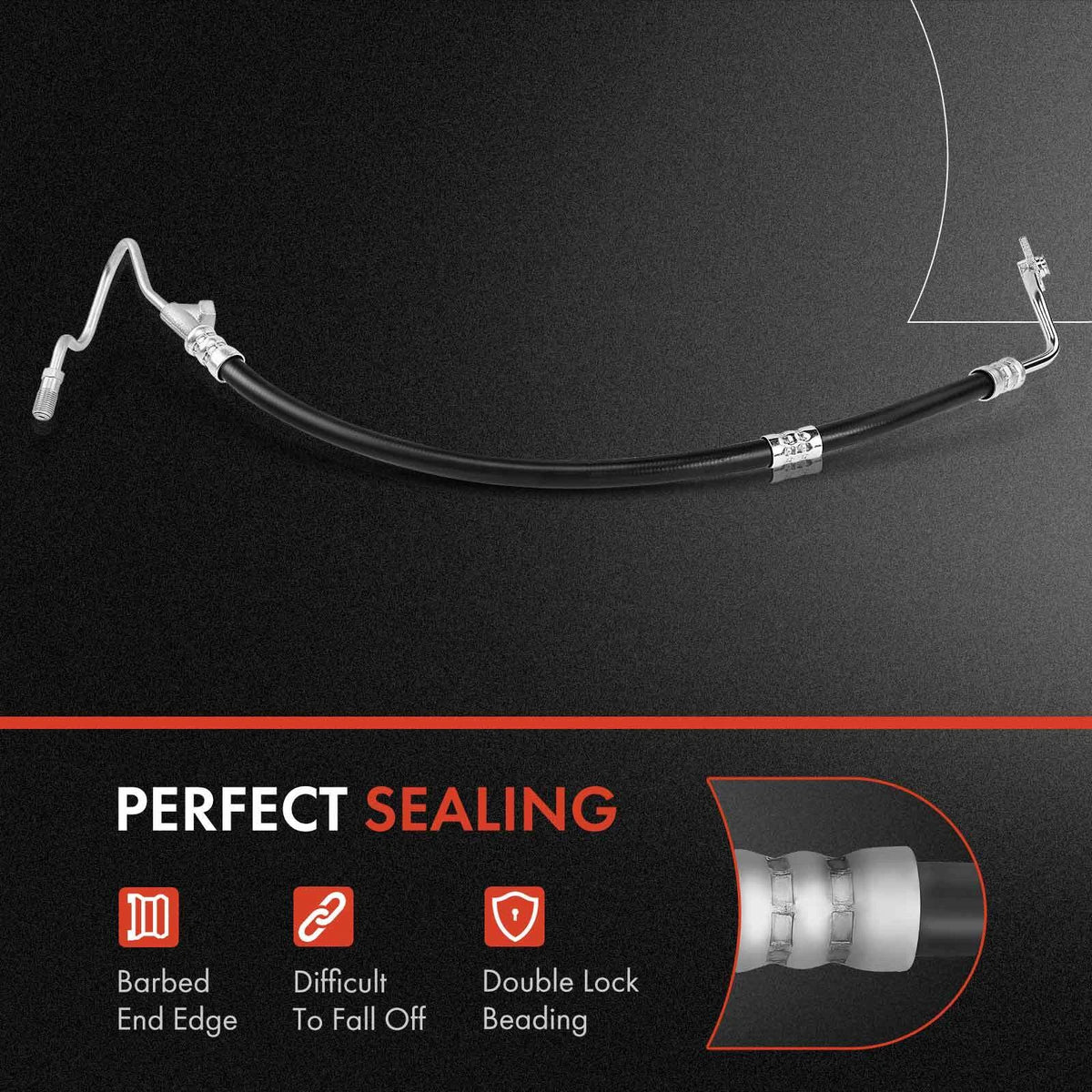 3X Power Steering Return Line Hose Assembly for Mazda 6 (2006–2007) - GK2A32684A, GK2A32684B, GK2C32682C, GK2C32682D