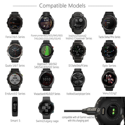 USB C Charger for Garmin Watch (Compatible)