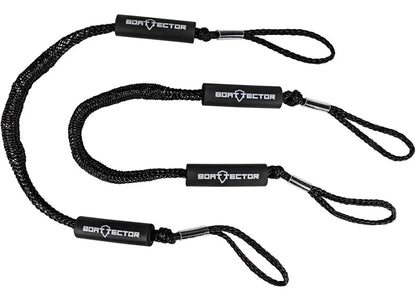 2X Bungee Dock Line for Boat (3006.2358) 6' Black