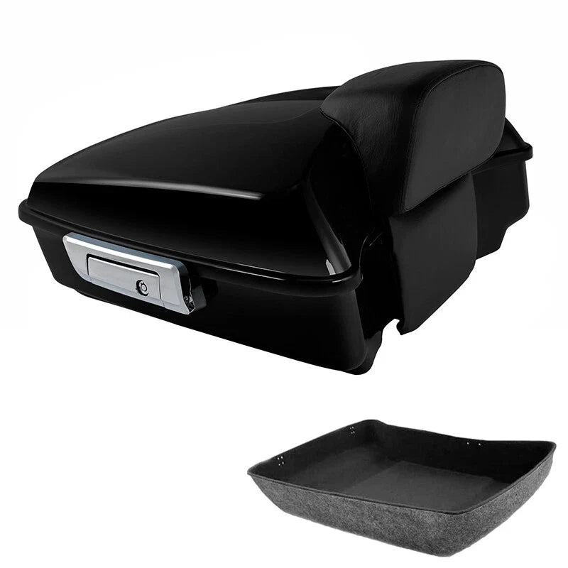 Backrest Trunk Pad Chopped for Harley Street Glide Electra Touring 2014-2026