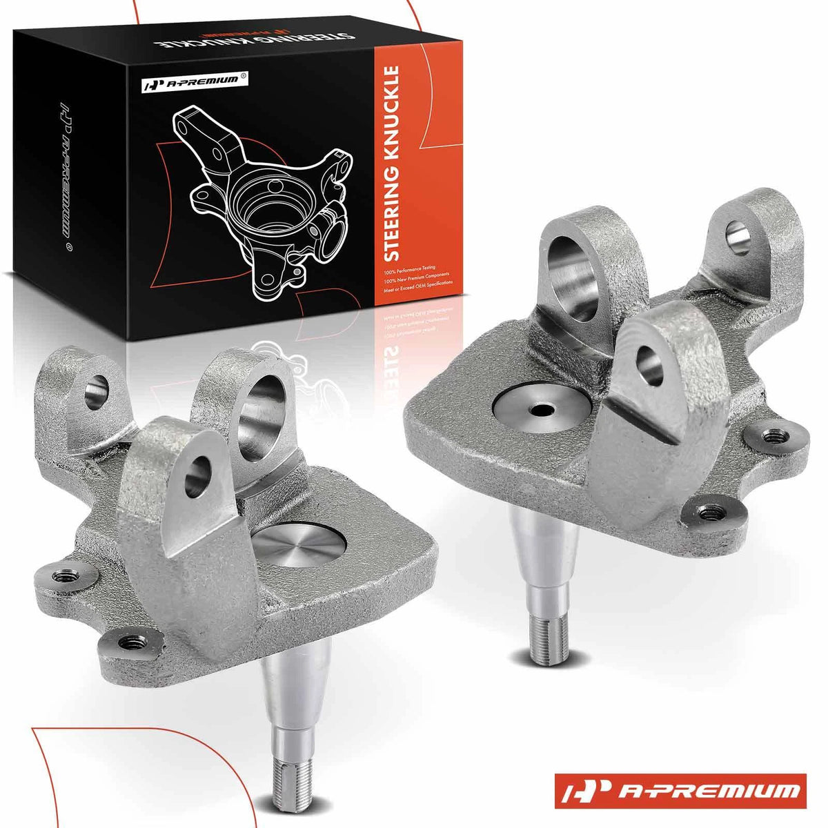 Pair Front Steering Knuckle for Volkswagen Beetle (1966–2017)