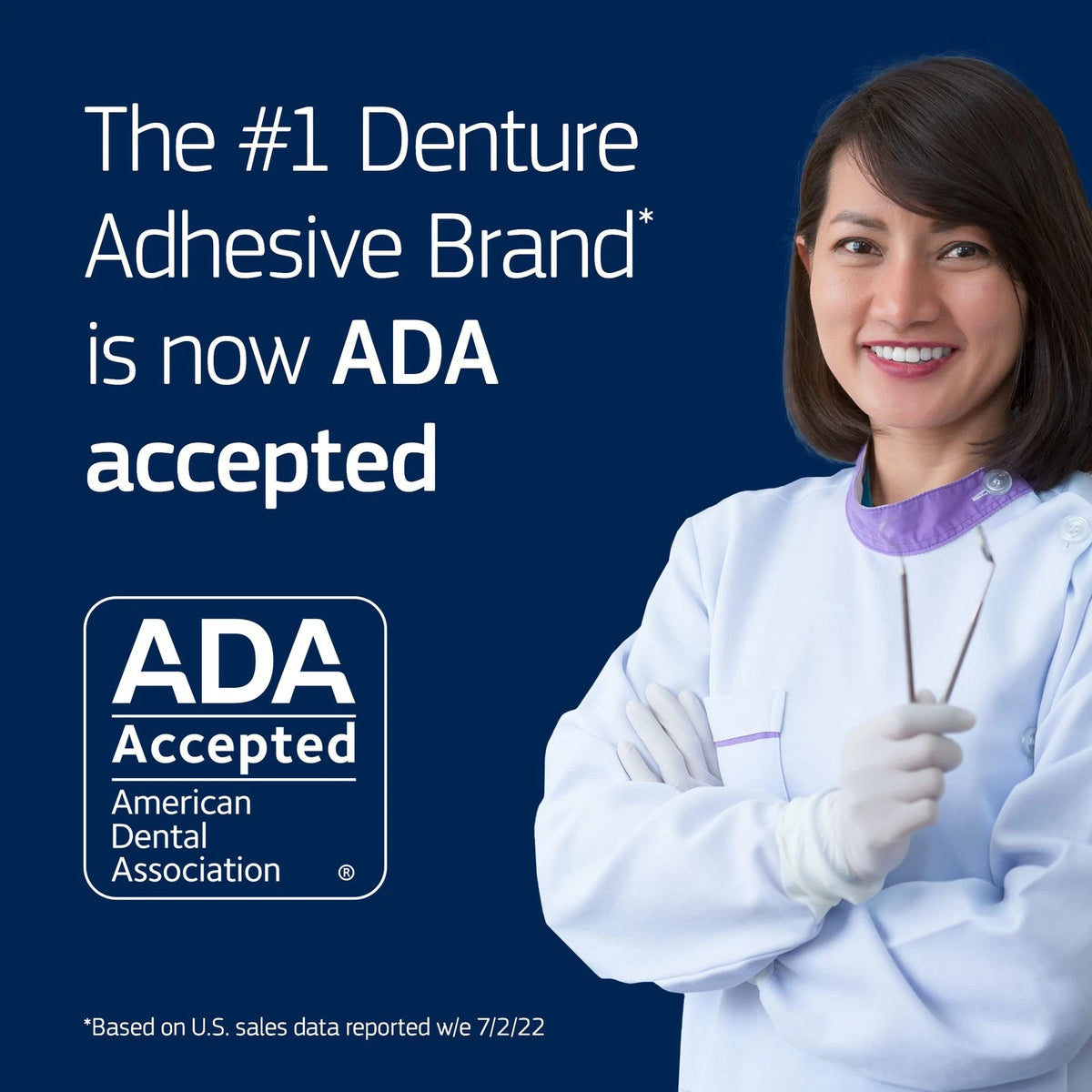 Professional Denture Adhesive Cream for Strong All-Day Hold