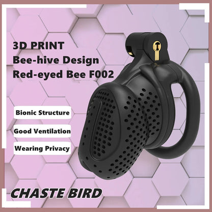 USA Male Chastity Device Bee-hive Design Breathable Lock Cage