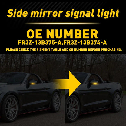 LED Turn Signal Lamp for Ford Mustang (2015–2022) - Dynamic Sequential Light