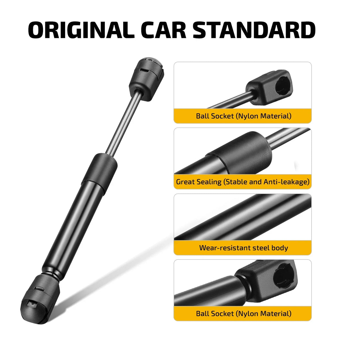 2PC Lift Support Gas Strut for Hilux N70 2005-2015