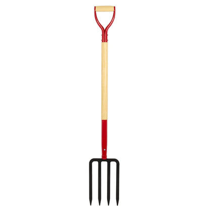 Heavy Duty Garden Fork for Digging (4 Tines)
