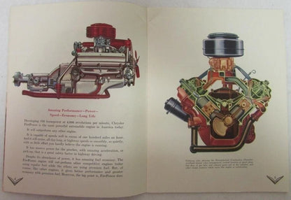Chrysler Fire Power Engine Sales Brochure for Chrysler (1950)