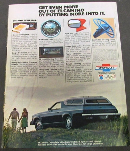Sales Folder for 1976 Chevy El Camino