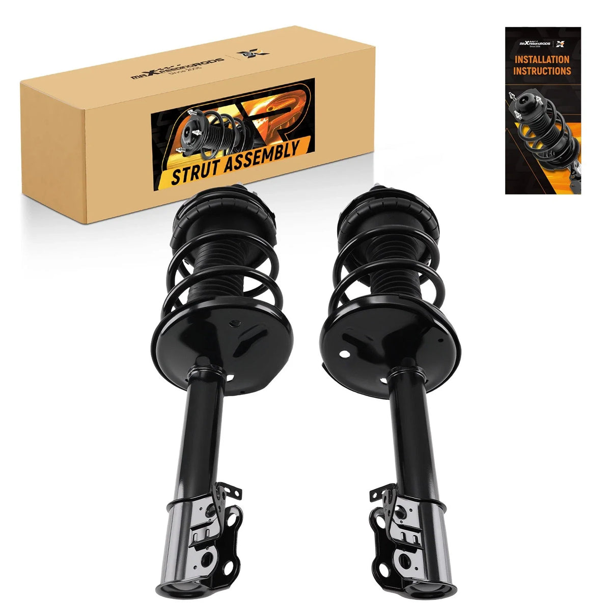 Pair of Loaded Front Shocks Struts & Coil Springs for RAV4 1996–2000 AWD