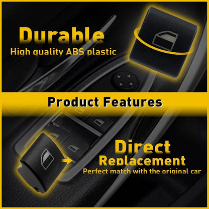 2X Window Switch Button Cap Cover for BMW 3 Series E46 (2001-2005)