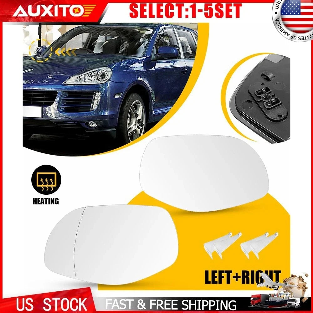Heated Side Mirror Glass OE 95573103904 for Porsche Cayenne 2008-2010
