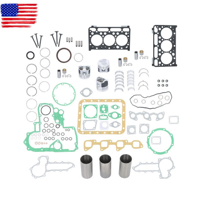 Overhaul Rebuild Kit for Kubota D1503 Engine (L2900, L3000, R420, R420S, U35)