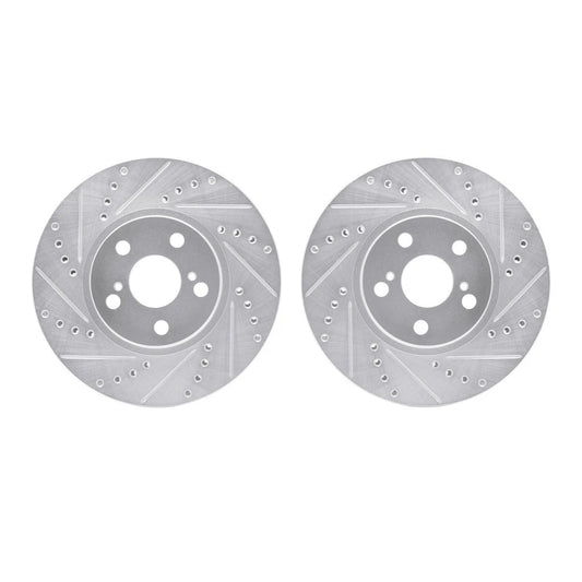 Brake Rotor Set for Toyota Corolla/Matrix (2003–2008) ALX-PAU-DF-7002-76021-CLA3