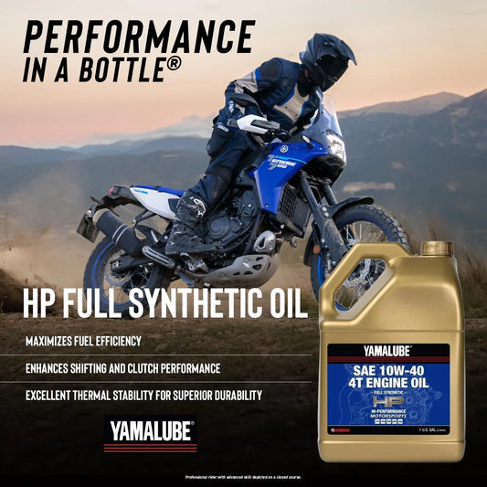 1 Gallon Full Synthetic 4T Engine Oil 10W40 for Motorcycles