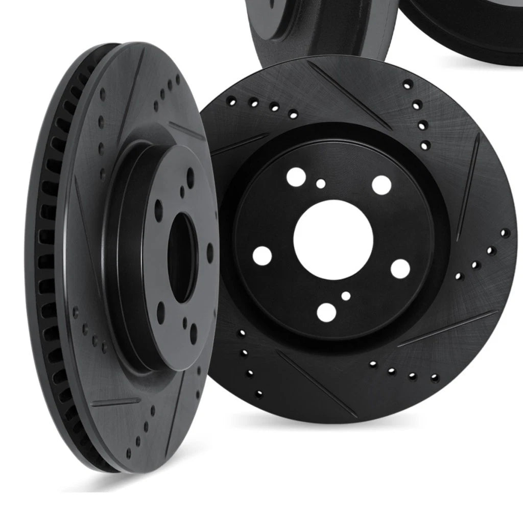 Drilled and Slotted Brake Rotor for Honda Civic (2013–2015) ALX-PAU-DF-8004-59100-CLA1