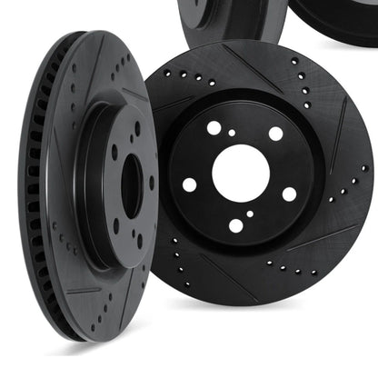 Drilled and Slotted Brake Rotor for Honda Civic (2013–2015) ALX-PAU-DF-8004-59100-CLA1