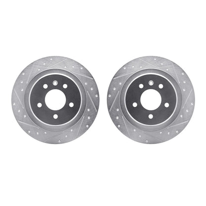 2X Brake Discs WGPN1-45018 for Buick Envision (2016–2018) Rear