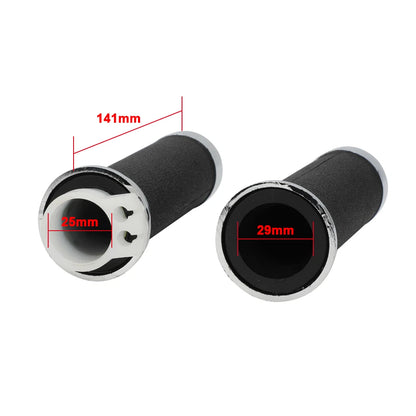 Throttle Tube Handle Bar Hand Grips for Honda VT400 VT600 VF750C