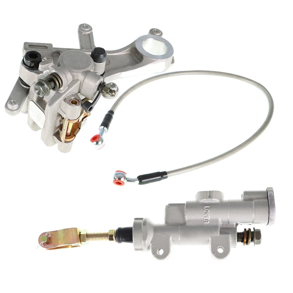 Rear Brake Master Cylinder Caliper Hose for Honda CRF250 CRF450 (2002–2020) 43500-MEN-305, 43150-MKE-A01