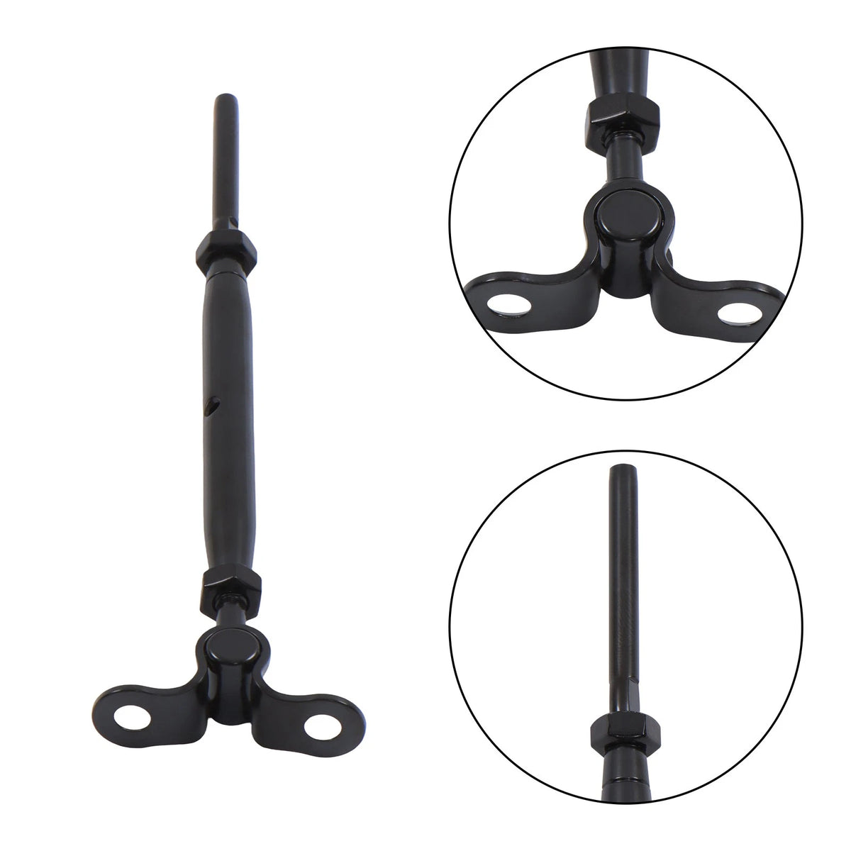 40 Pairs Adjustable Cable Railing Hardware Kit for Swivel Adjuster