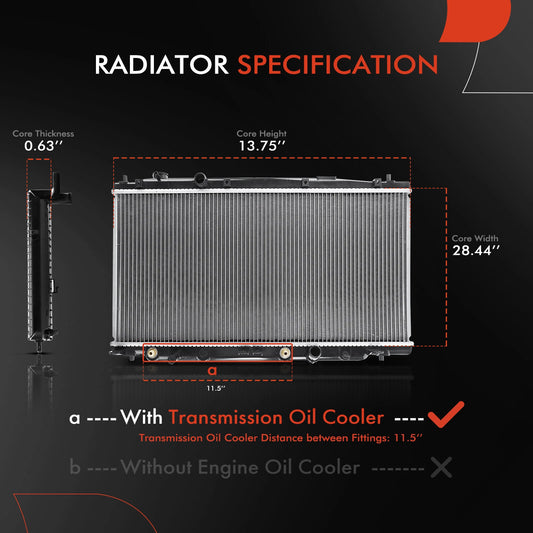 Radiator & Cooling Fan Shroud Kit for Honda Fit (2009–2013) - 19010RB1J51, 19015RB0004, 19020RB0004, 19030RB0004