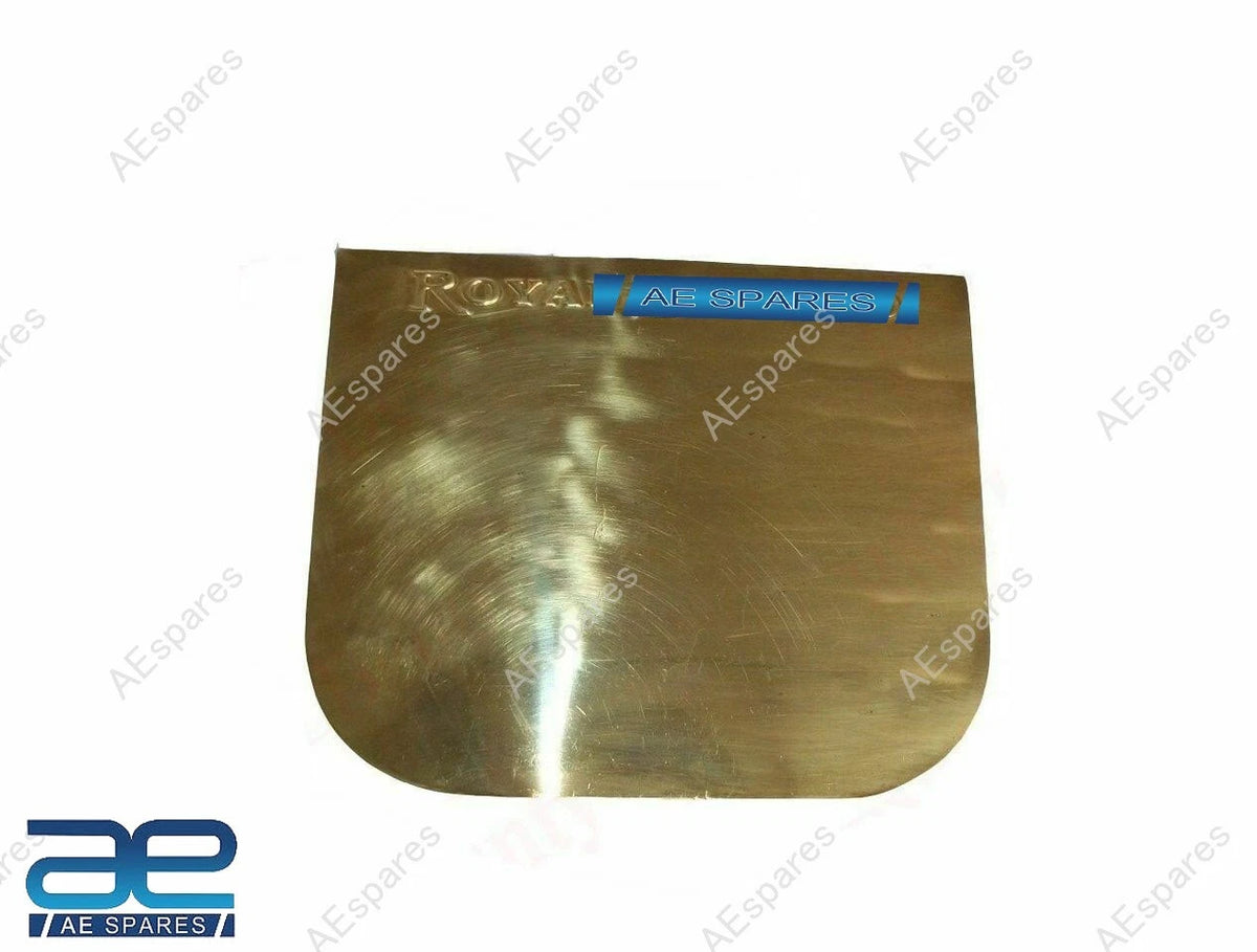 Embossed Brass Golden Finish Rear License Plate for Royal Enfield