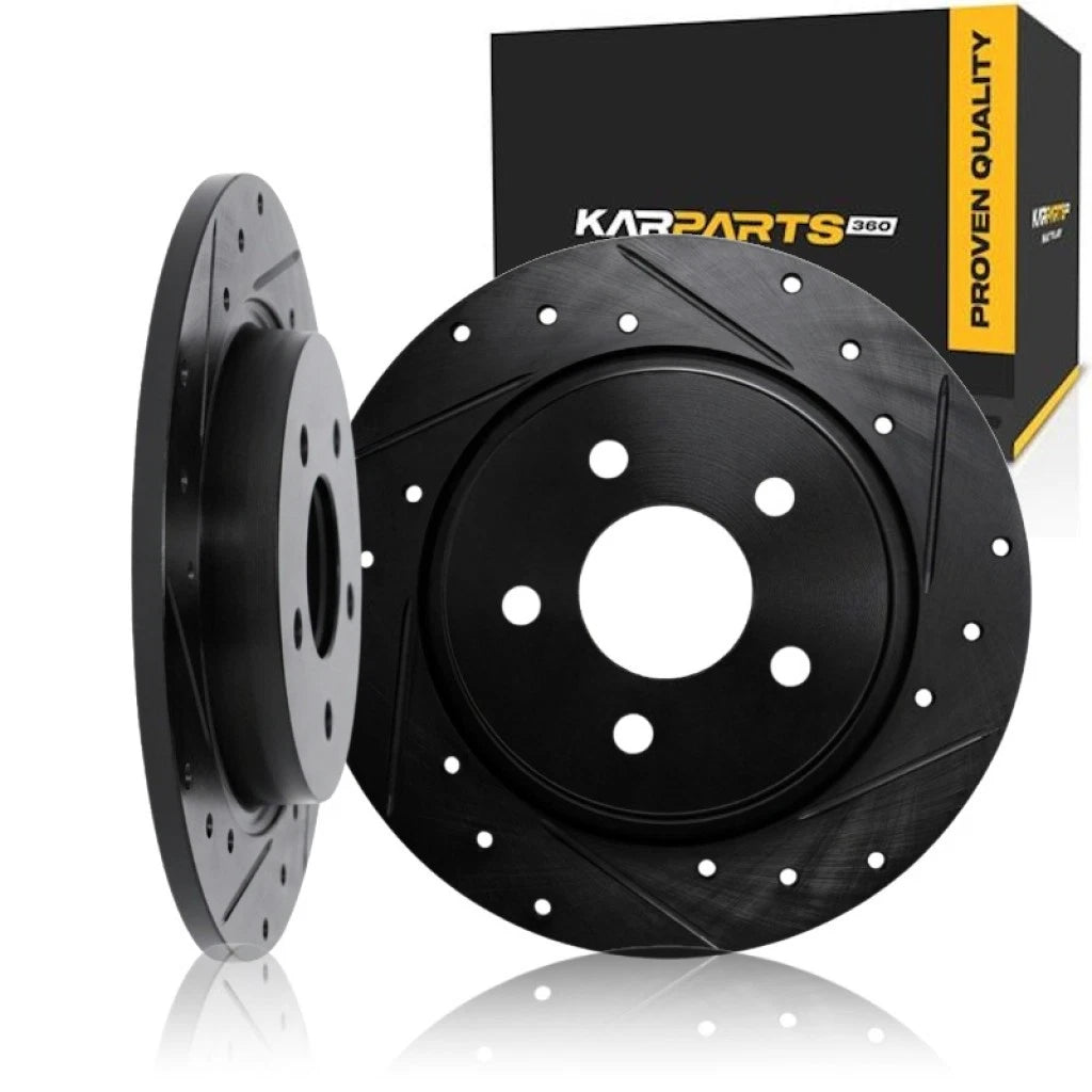 Rotor Set Front for Subaru WRX (2022–2025) ALX-PAU-DF-8002-13021-CLA3, Vented, Drilled, Slotted