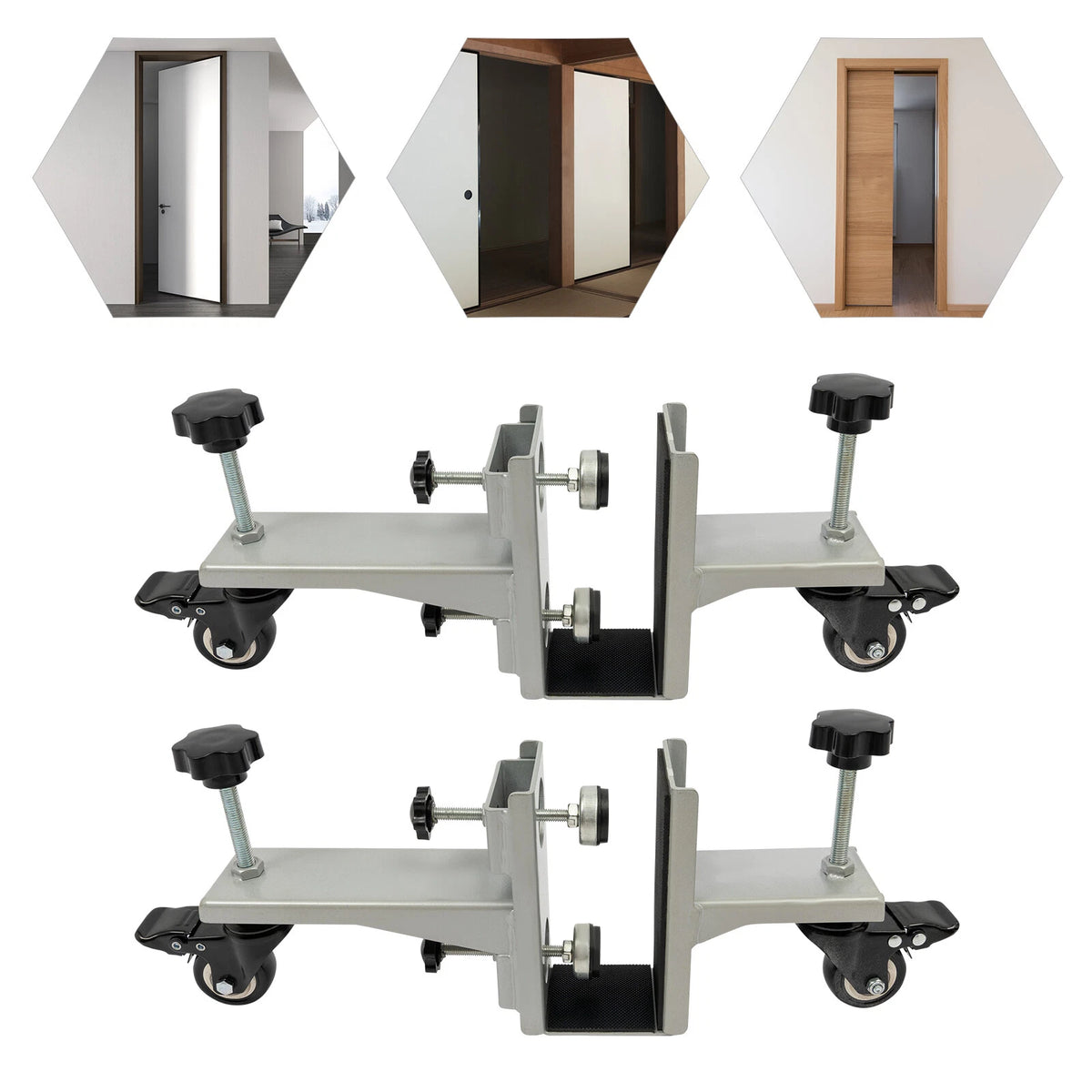 Door Installation Kit for 1" to 2-1/2" Thick Doors (1000lb)