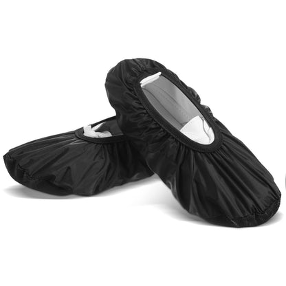 Reusable Black Shoe Covers for Larrel Bowling Shoes (Medium)